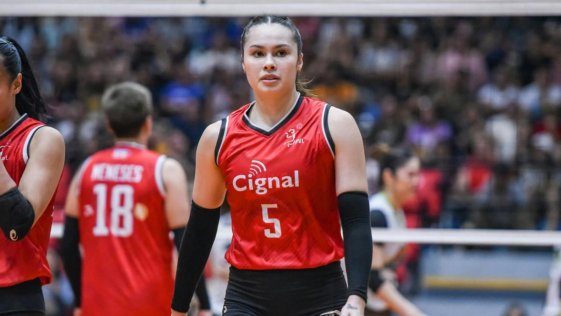 Vanie Gandler gets timely boost from Cebu crowd to lead Cignal past Nxled for 4-0 PVL start